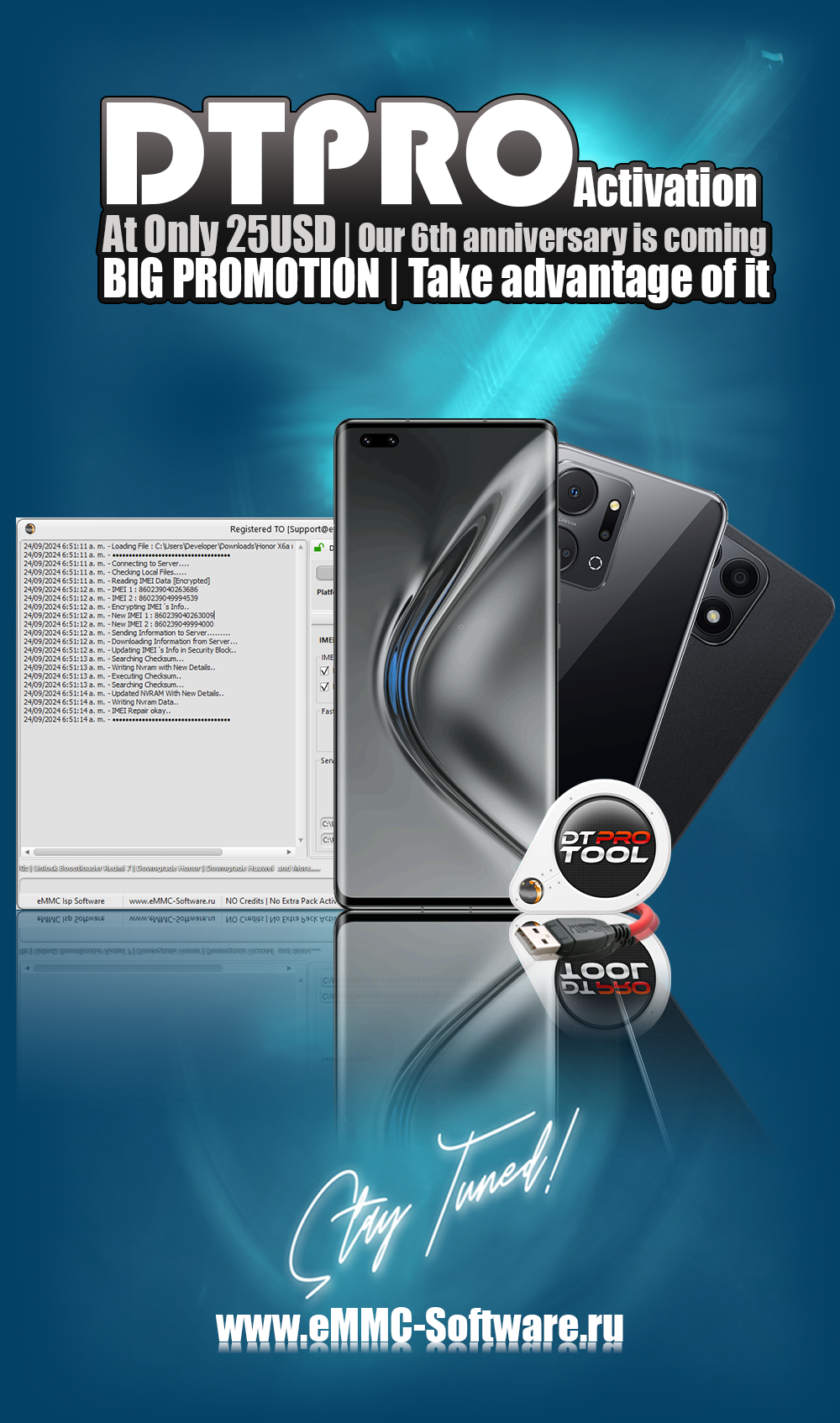 GSM Forum DTpro Tool Repair IMEI Remove Frp On Honor X6 X7a X6b